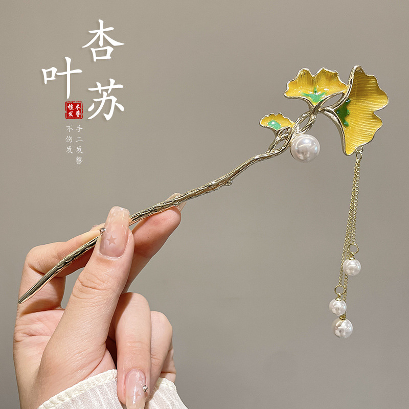 Nueva horquilla de estilo chino borla de alto grado para mujer horquilla diaria updo horquilla estilo antiguo hanfu hairpin tocado