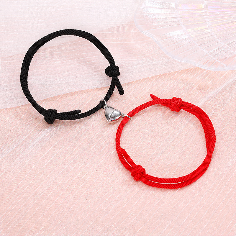 Style Simple Cœur Pas D'incrustation Coupler Bracelets display picture 12