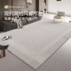 客厅地毯2025新款现代简约意式轻奢高级感免洗可擦防水防污家用
