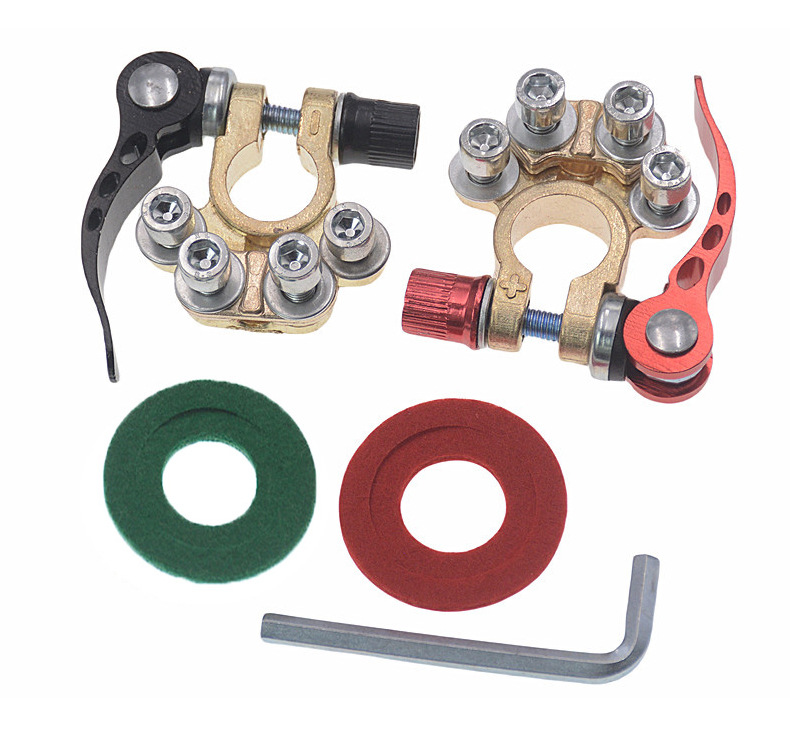 Ready Supply of Quick Disassembly Alloy Battery Card Head Battery Pile Head Terminal Block Thickeneded Card Head Multi-purpose Pile Head