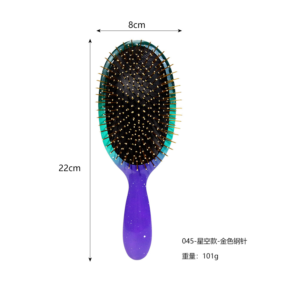 peine de cabello de cerdo aire pein redondo para niñas cuidado del cabello casero peine de cabello masaje de cabeza airbag peine al por mayor