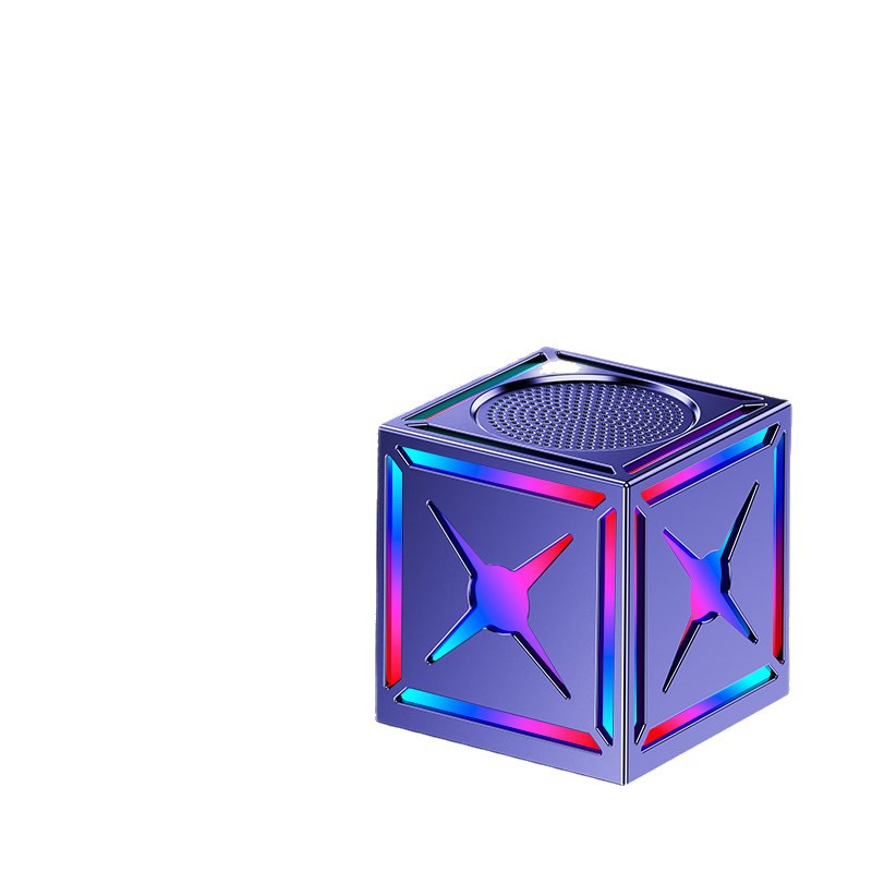 큐브 멋진 고음질 소형 현채 무선 Bluetooth 스피커 서브우퍼 미니 야외 휴대