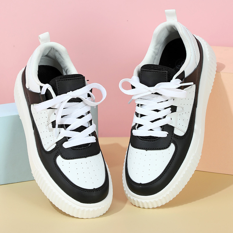 Donna Uomo Scarpe in pelle Scarpe da tennis Scarpe da passeggio Sneakers Suola in gomma sintetica Calzature comode antiscivolo_voghion.com