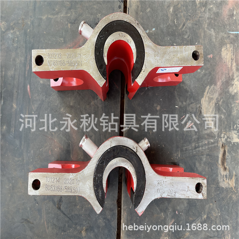 泰兴原厂BD型月牙式吊卡 76*82油管用双面吊卡 活门吊卡