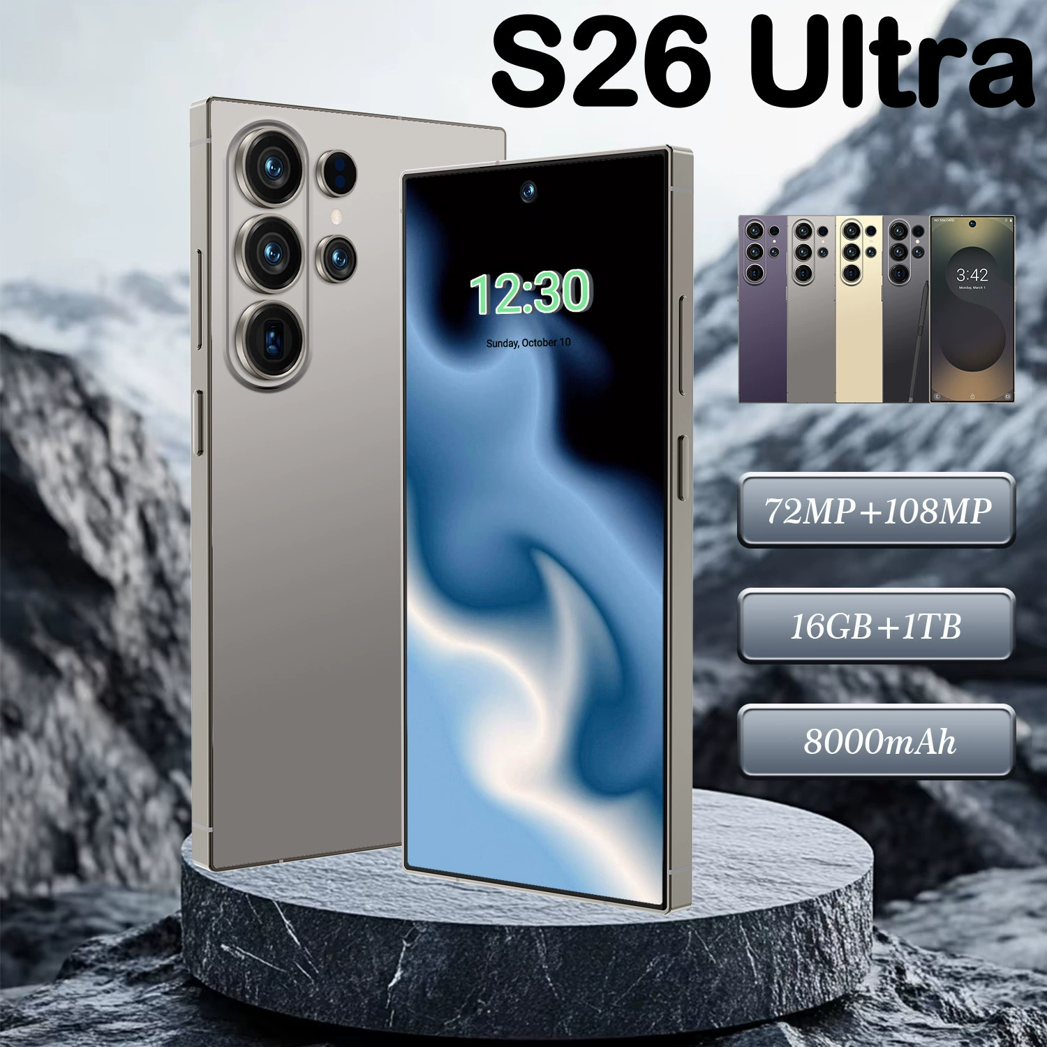 (Граница пересечения, торговля), S26, смартфон, Android 6.9, диагональ 6.9 дюйма, прямые продажи завода