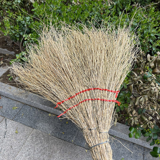 Iron Broom bristle broom large iron broom seedling cleaning iron broom iron dust cleaning workshop bristle broom grass