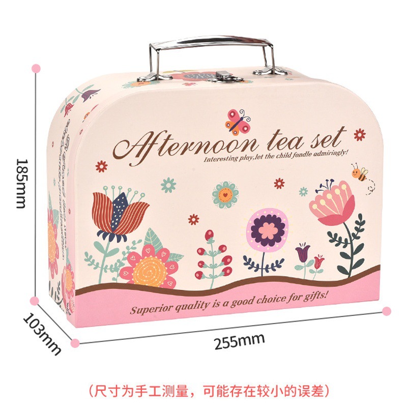 Cross-border Girls Play House Simulation Food Dessert Cake Coffee Tea Break Afternoon Tea Children's Toy Gift Box Set