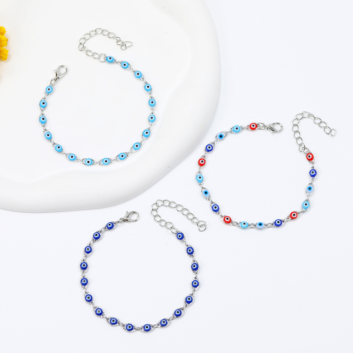 Lucky Evil Eye Red String Bracelet Protection Minimalist Jewelry_voghion.com
