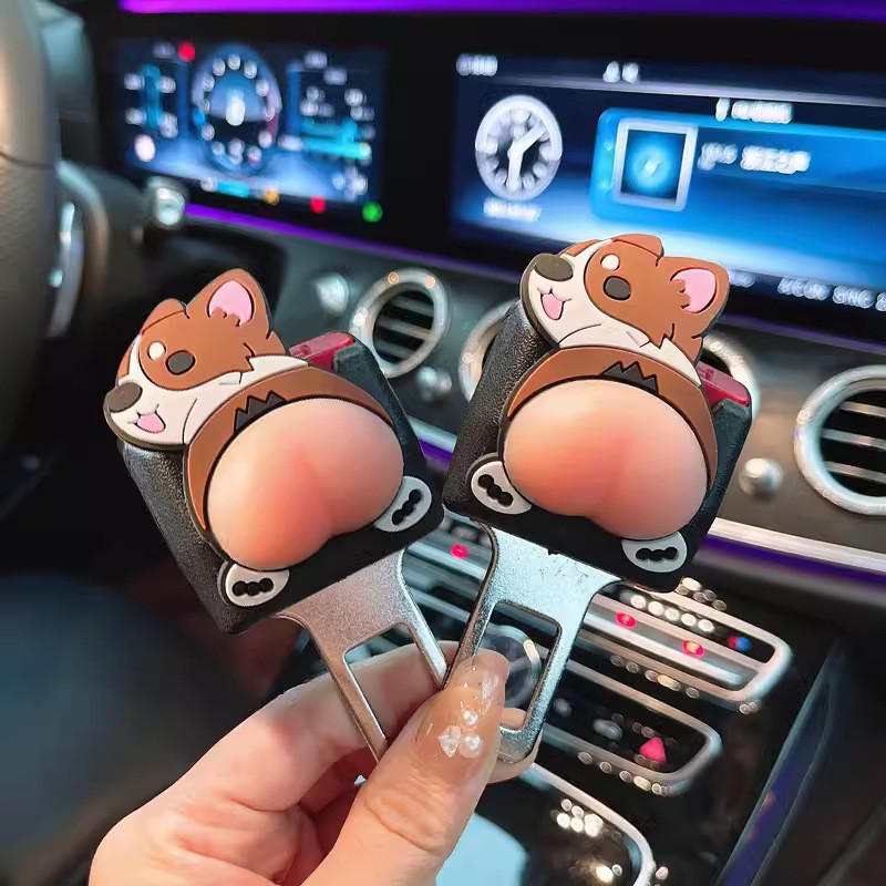 Inserción de coche con bayoneta par con dibujos animados linda estrella Dailu enchufe conector de extensión belleza femenina pensamiento nocturno