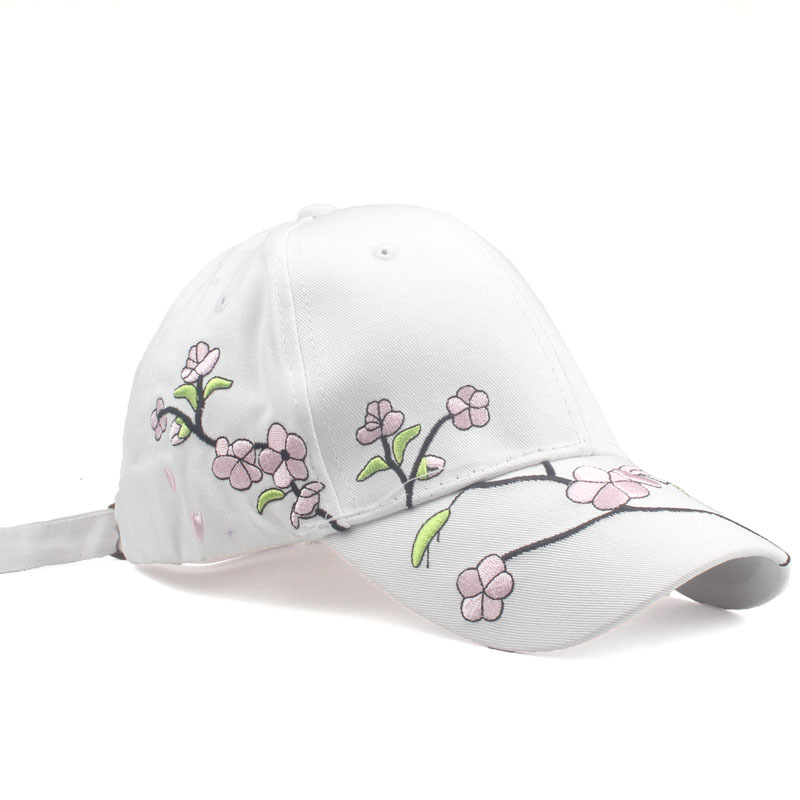 Cotton, Acrylic Material Flower Pattern Spring Season Women's Fashion Flower Baseball Cap