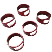 酒红色不锈钢戒指啤酒开瓶器  随身携带镭射印刷logo 不限起订量