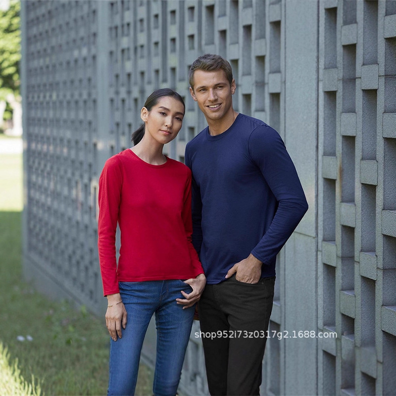 Gildan76400 Gildan Casual Long-Sleeved T-Shirt Pure Cotton Blank Round Neck Cultural Shirt Advertising Shirt Printed Logo