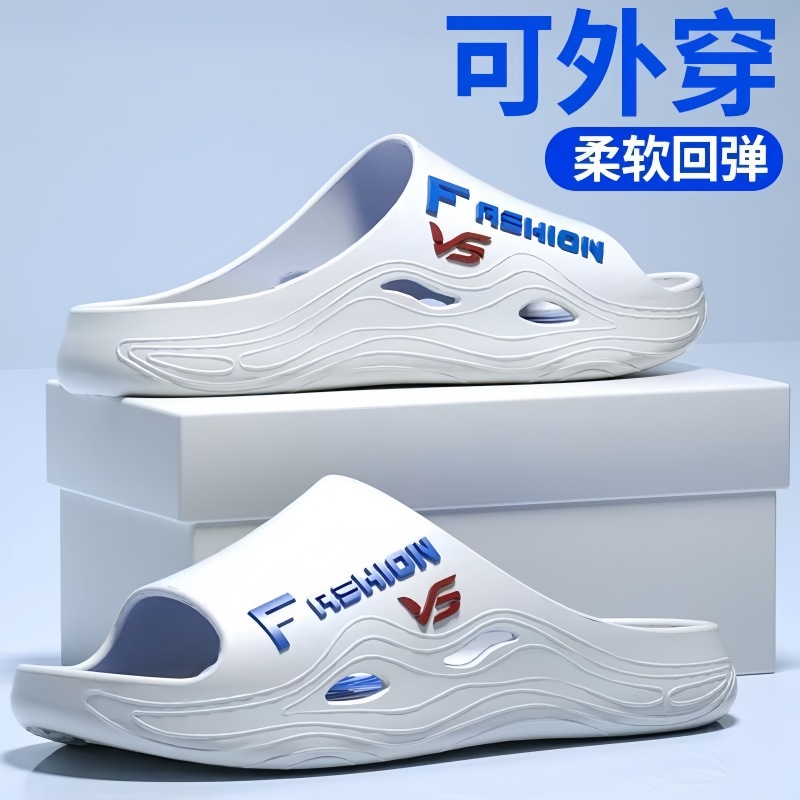 흰색과 파란색의 두꺼운 밑창【FASHION】