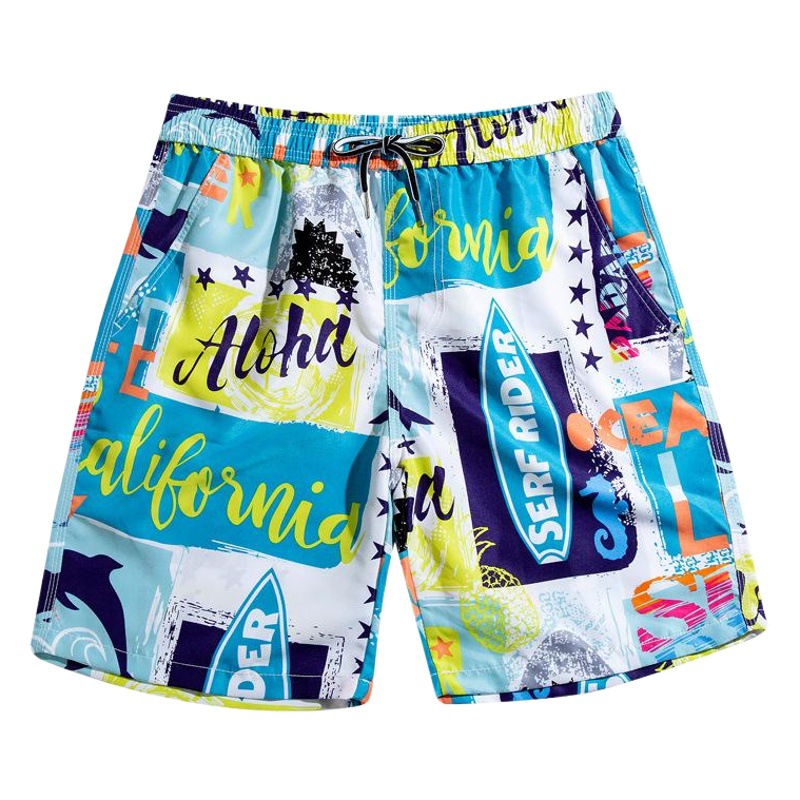 Pantalones cortos de natación casuales junto al mar de la pareja de playa directa de fábrica surf hot spring running shorts de secado rápido Nuevo
