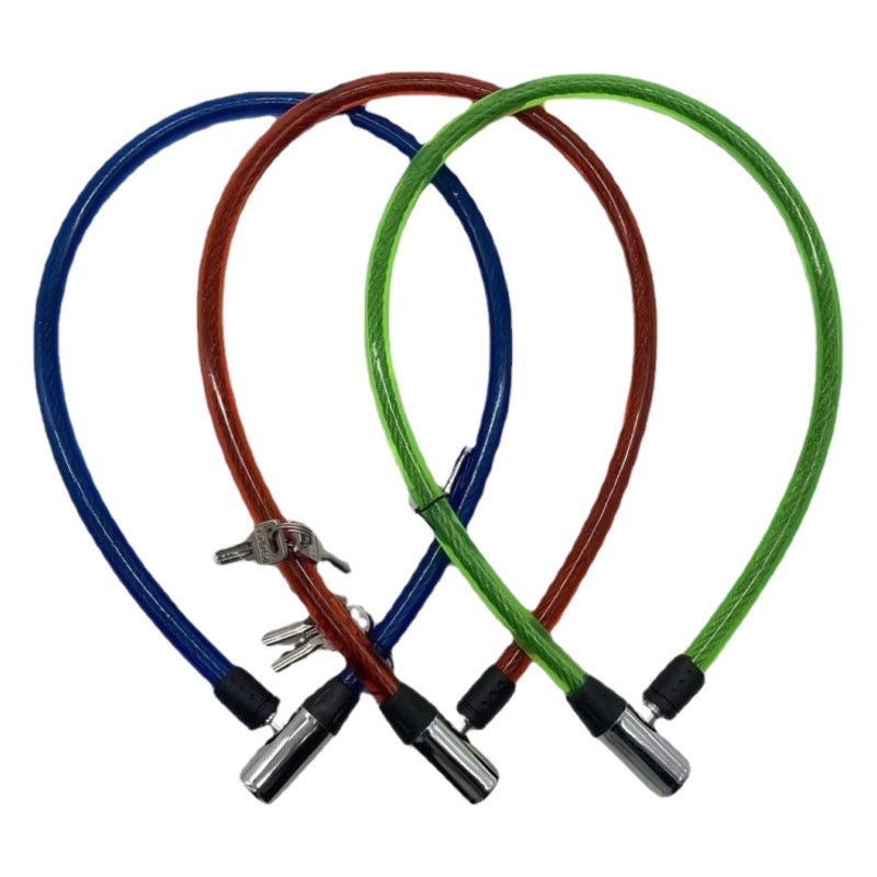 Bloqueo de la bicicleta de montaña anillo de bloqueo de cable de acero Bloqueo de coche eléctrico antirrobo atómica Bloqueo de bloqueo de coche suministros de equitación