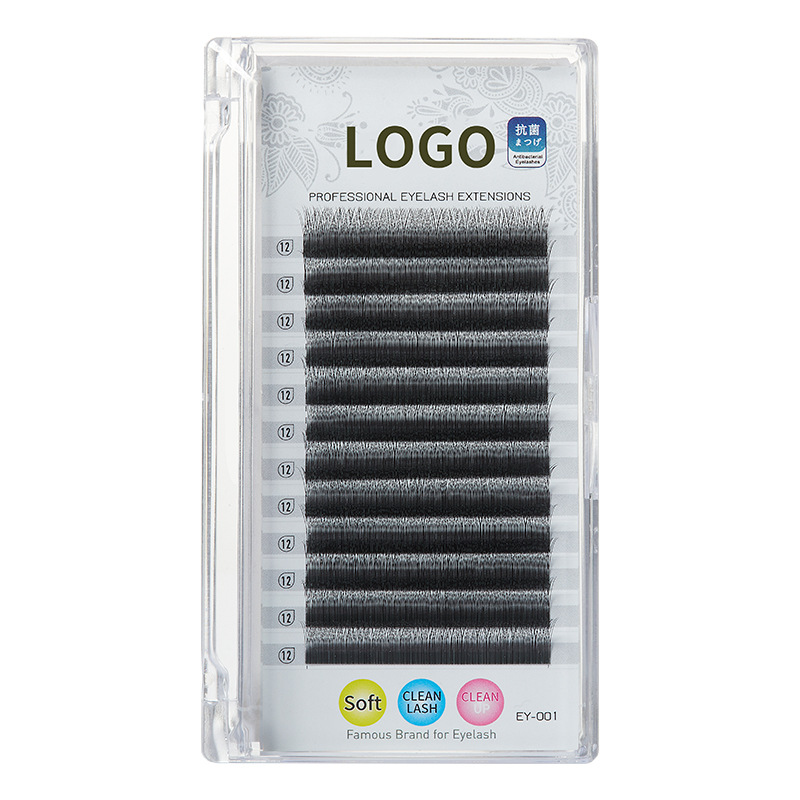 Fábrica de belleza pestañas 2DYY injerto de pelo suave pestañas pequeñas flores de vello en forma de V bifolia bebé curva estrecha fila de pestañas falsas transfronterizas