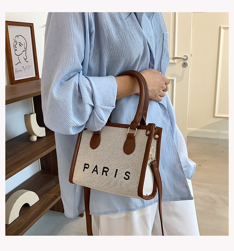 Nihaojewelry Wholesale Fashion Letter Paris Large Capacity Tote Bag display picture 125