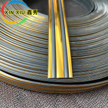 PVC双色封边条 沙发柜子装饰边条包边条平面波浪形软胶条塑料胶条