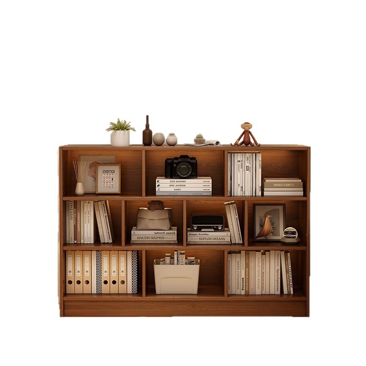 Gabinete de almacenamiento de estante de libros de estudiantes, estante de almacenamiento de juguetes, estante de libros multicapa contra la pared, armario de almacenamiento