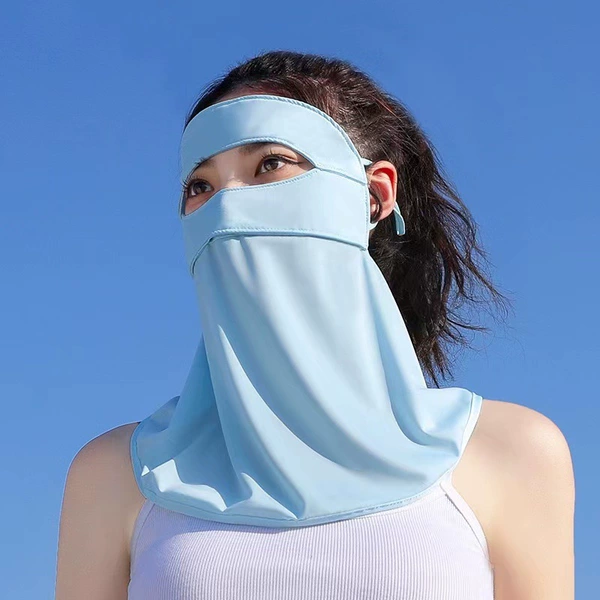 Facekini long light blue