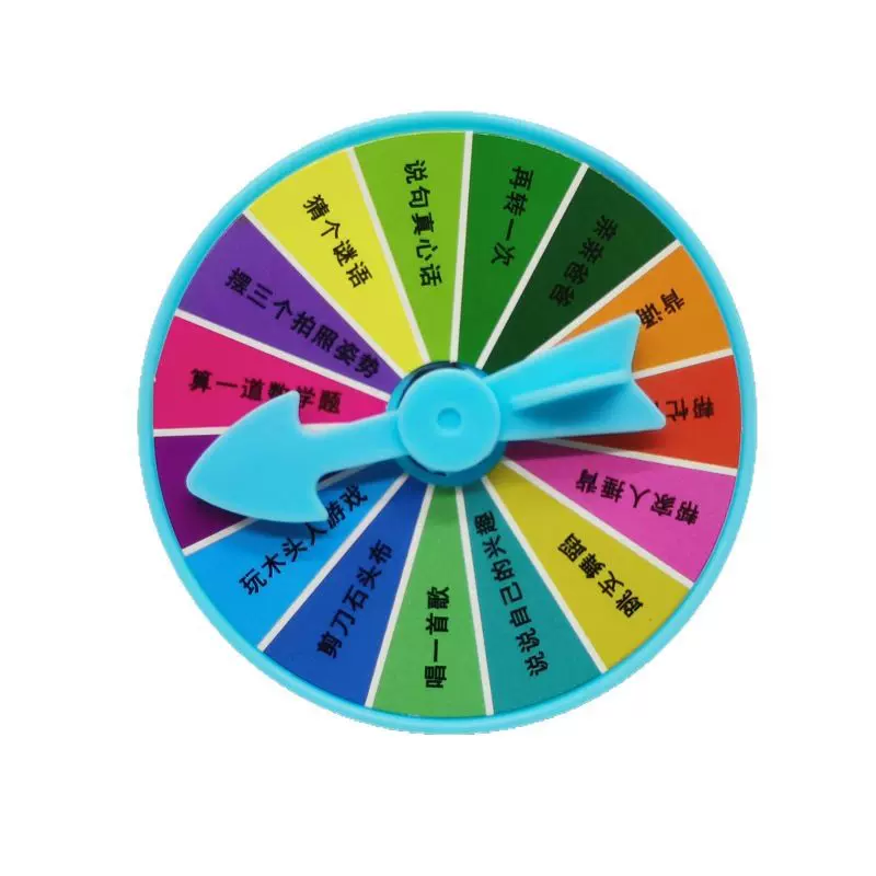随机类惩罚盘整蛊玩具转盘亲子游戏聚会娱乐道具礼品多人互动