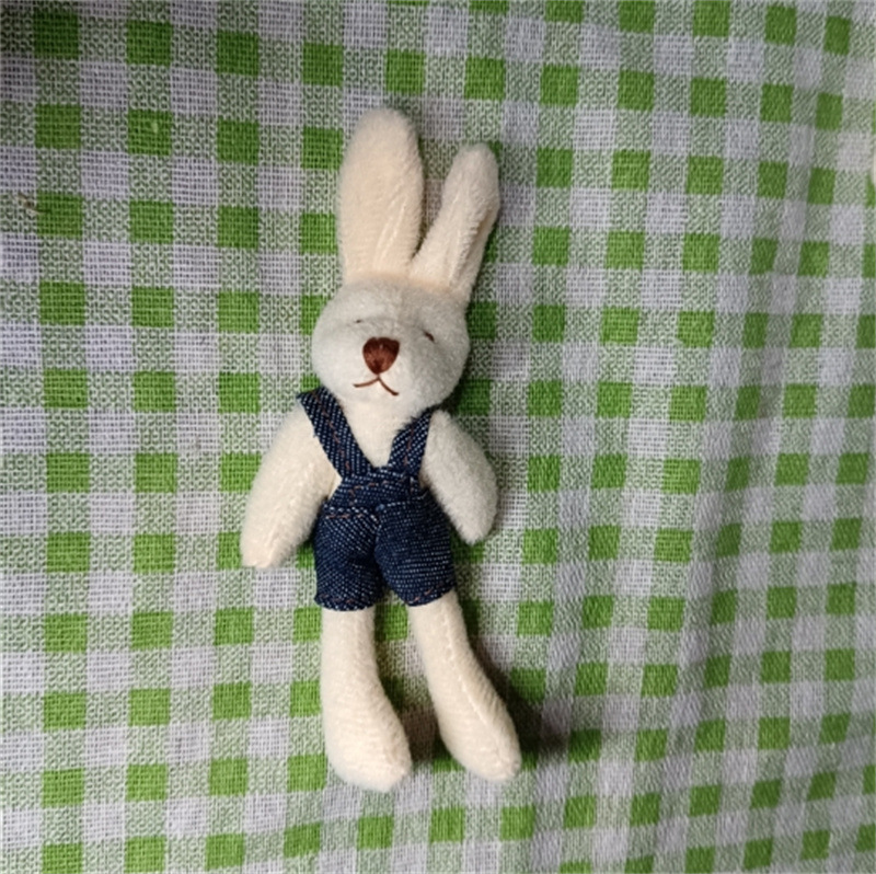 8cm 청바지 긴 다리 토끼 (바지는 고객이 직접 입어야 함)