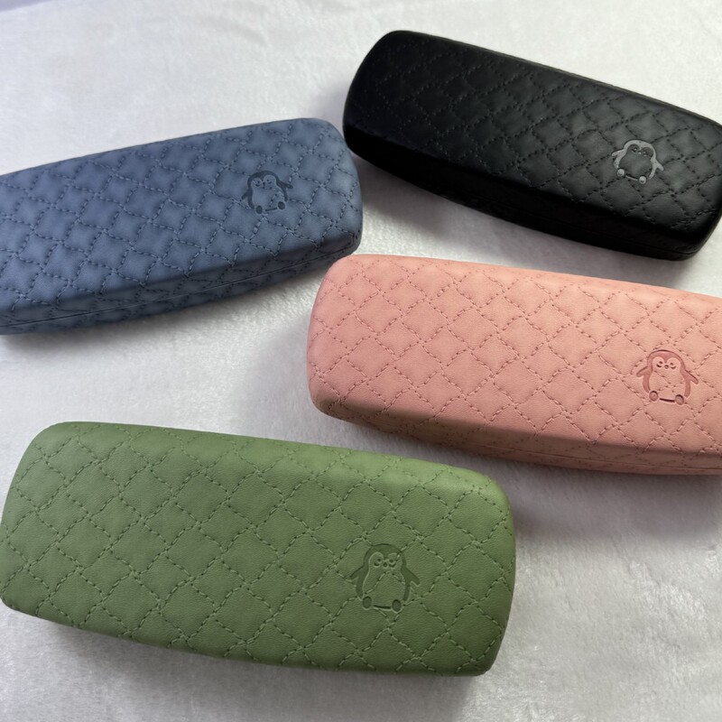 New Style Handmade Leather Glasses Case, Pressure-Resistant, Portable, Fashionable, Multi-Color, High-End Flip-Top Design for Myopia and Sunglasses New Style Handmade Leather Glasses Case, Pressure-Resistant, Portable, Fashionable, Multi-Color, High-End Flip-Top Design for Myopia and Sunglasses
