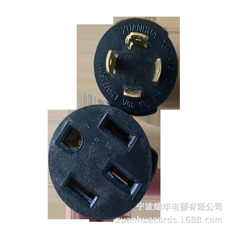 供应NEMAL14-30P转NEMA14-50R自锁插适配器 发电机转换RV EV