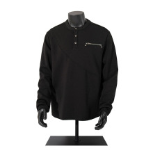 TKPA重磅纯色圆领长袖t恤潮牌美式简约复古太空棉廓形打底衫上衣