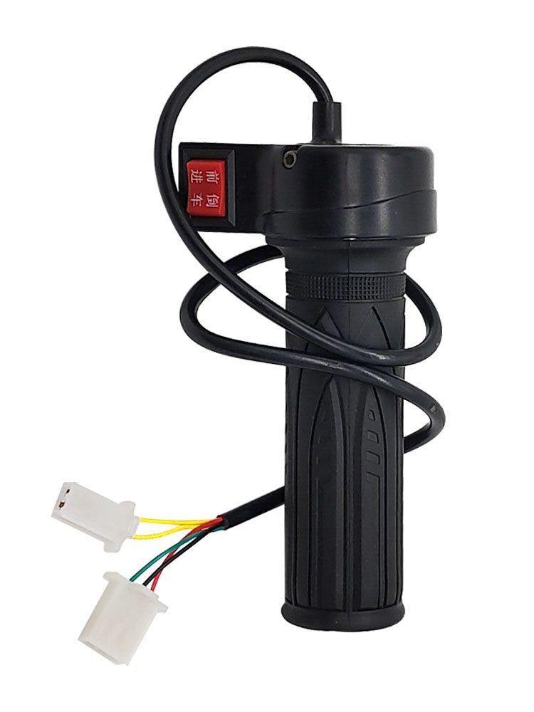Electric Bicycle Throttle Handle, Electric Scooter Speed Controller, Accelerator Handle, Tricycle Reverse Gear Three-Speed Throttle Handle