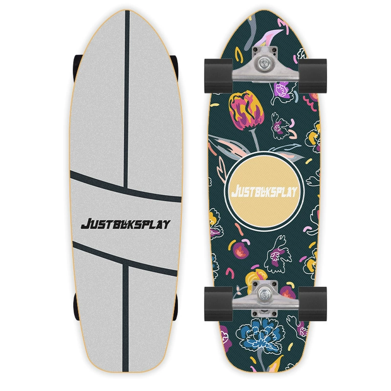 Лед Surfing Board Bridge Spring PU двойное рулевое управление SM Pusher симулятор серфинга скейтборд