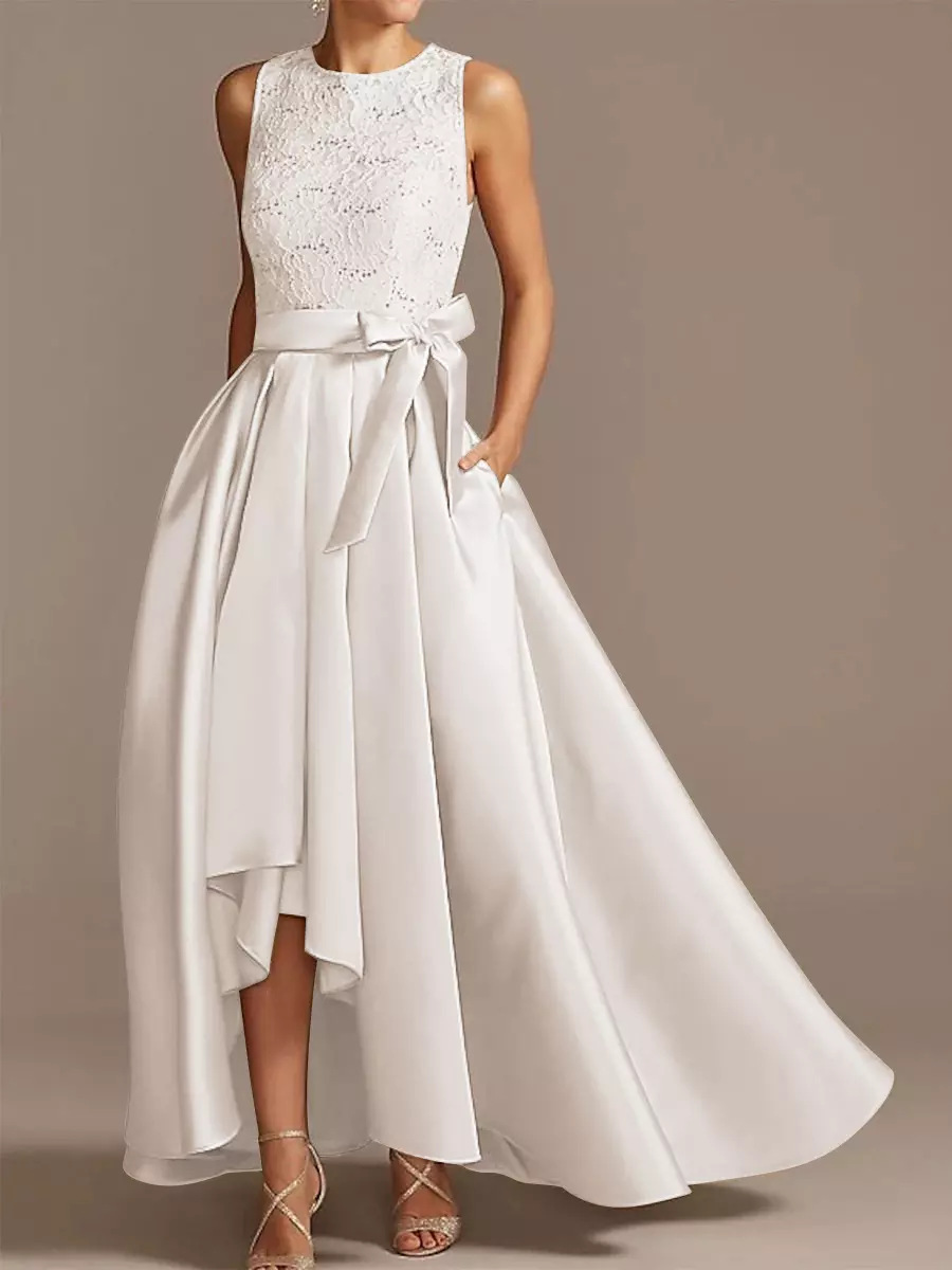 ​​"Versatile Lace Sleeveless Dress - Elegant Banquet & Everyday Wear In 12 Colors (XS-XXXL) | Floral Embroidery & Breathable Lining"​​_ecoleips.com