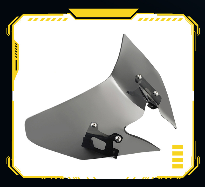 Suitable for Yamaha MT09 17-20 years modified locomotive front windshield deflector wind windshield