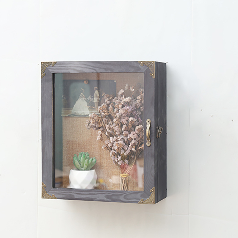 Cross-Border Wooden Shadow Box with Transparent Lid, Specimen Box, Dried Flower Plant, Preserved Flower Collection Display Box, Photo Frame Box Wholesale Cross-Border Wooden Shadow Box with Transparent Lid, Specimen Box, Dried Flower Plant, Preserved Flower Collection Display Box, Photo Frame Box Wholesale