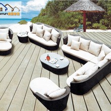 XZFA001藤椅沙发藤艺休闲阳台仿藤沙发组合藤编三人户外沙发家具