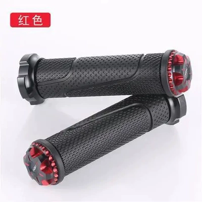 Motorcycle Handle Cover aluminum alloy handle cover - 224-handle-glue-red