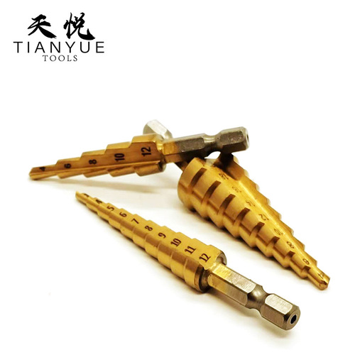 Pillar Drill Small 3-pcs Triplet Set 3-12mm, 4-12mm, 4-20mm Hex Shank Pilot and Counterbore Drill
