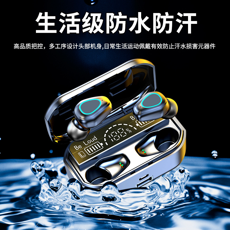 G28跨境蓝牙耳机私模屏显真无线TWS双耳5.2通话入耳式源头工厂