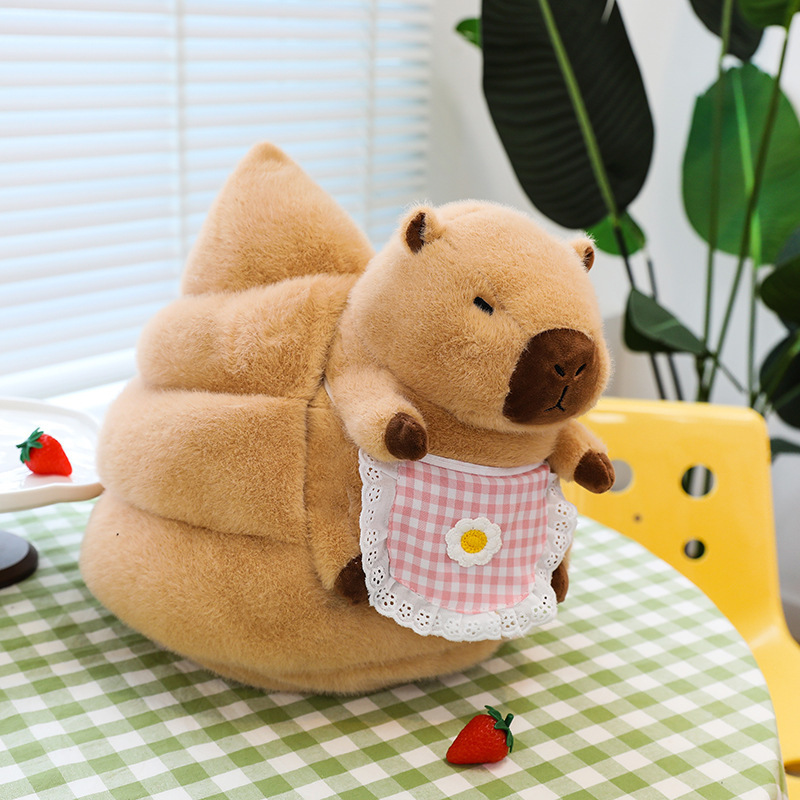 パパの巣カピバラぬいぐるみカピバラ枕クリエイティブカピバラの巣人形睡眠人形誕生日ギフト|undefined