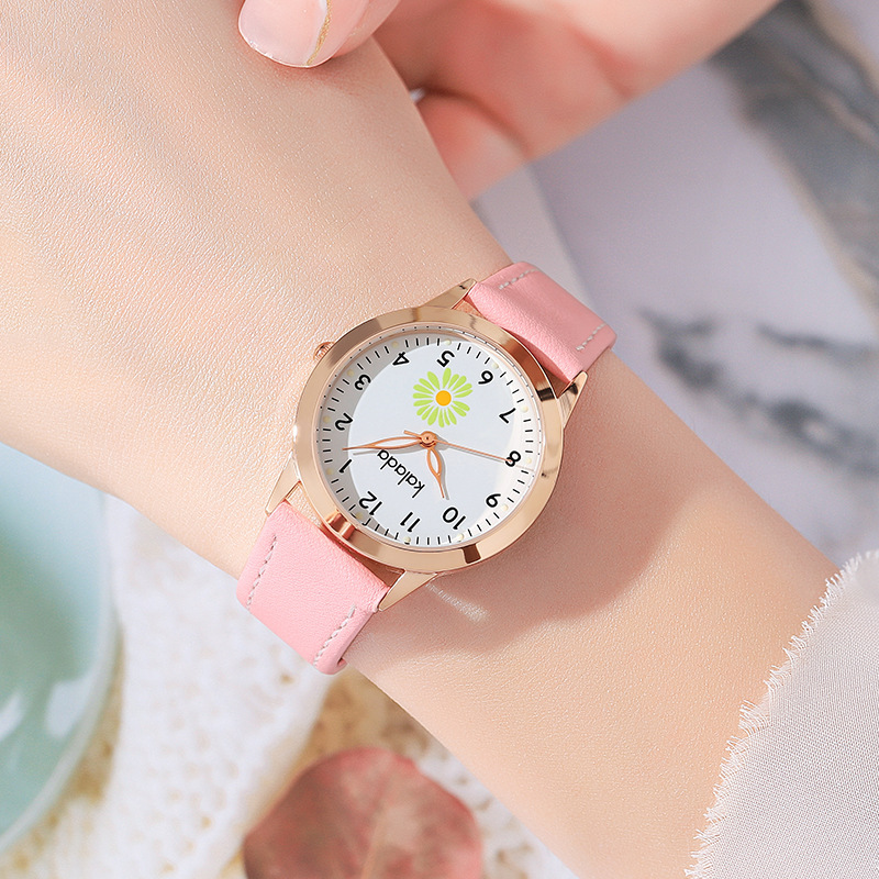 Orologio per bambini Little Daisy orologio donna ins vento tendenza semplice temperamento studenti impermeabile dipartimento forestale piccolo fresco_voghion.com