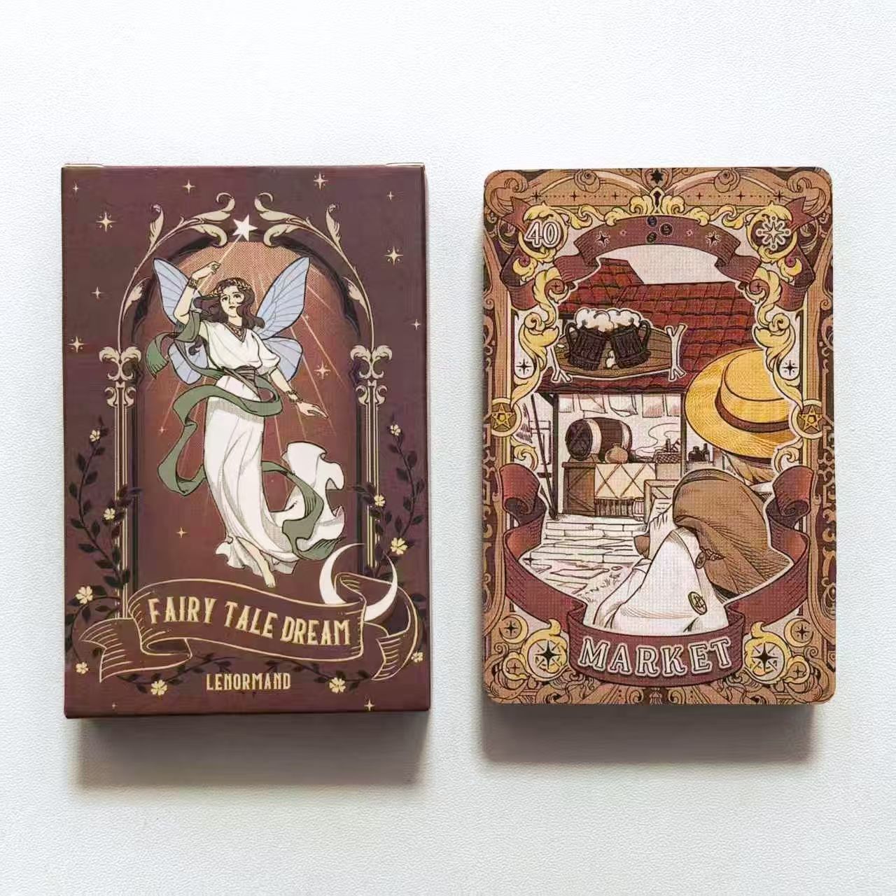 Fairy Tale Dream 44-piece Lenormand Board Game Cards Cross-border