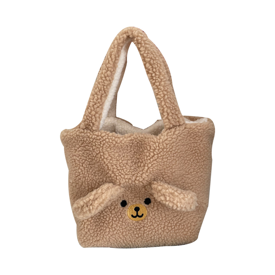 Amazon suministro transfronterizo/Oso de peluche bolso de doble uso del bolso de invierno de lana de cordero bolso de la momia
