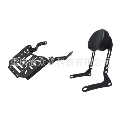 Motorcycle tail: backrest passenger backrest rear