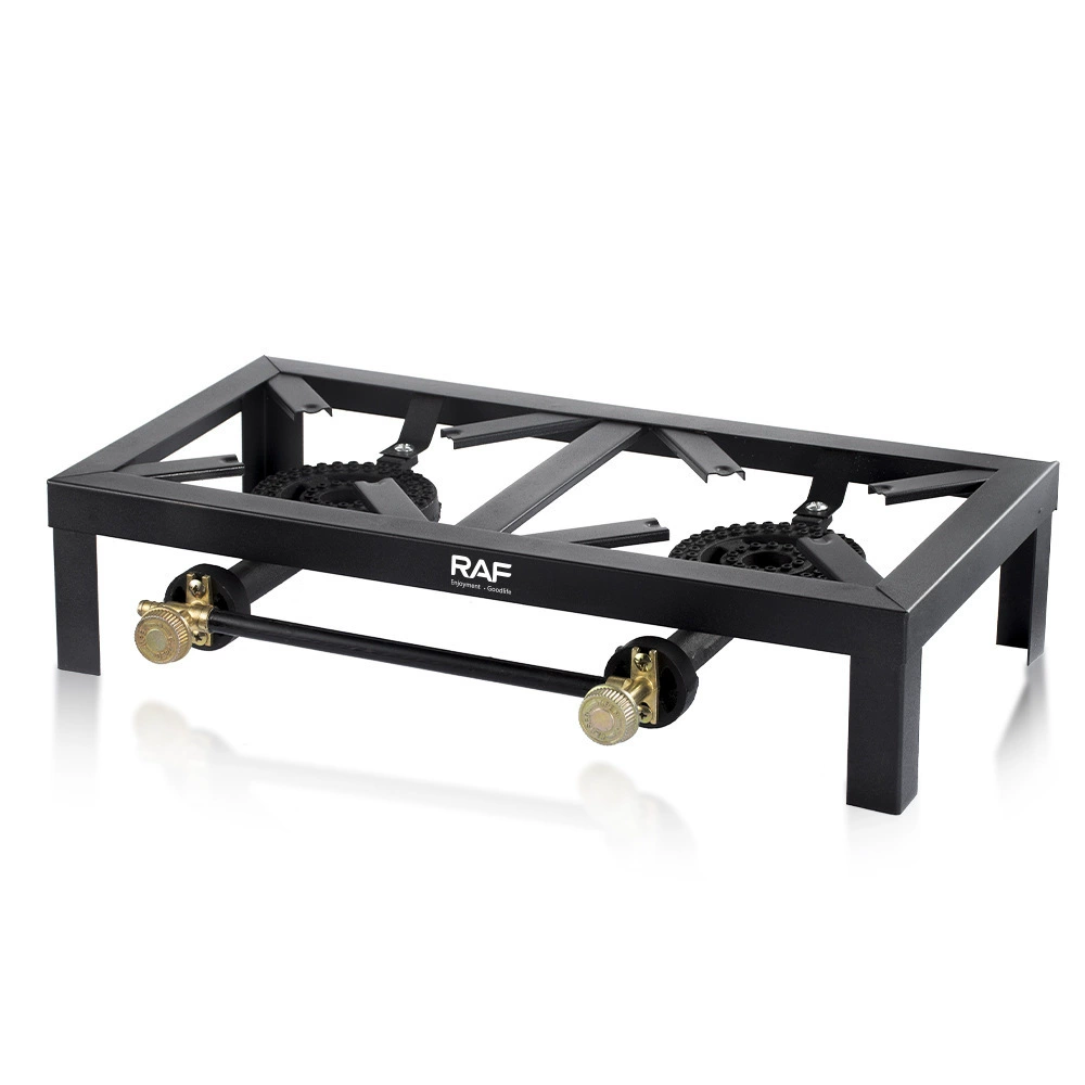 Cross-border fierce stove gas stove double stove cast iron stove outdoor energy-saving gas stove camping stove
