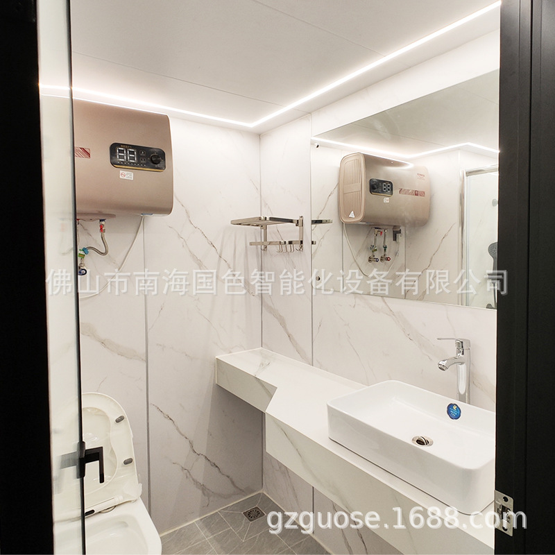 Cápsula móvil B & B Hotel Apple cápsula Hotel contenedor caja de embalaje fabricante de la casa de acero ligero