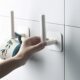 Kitchen tissue cling film hanger non-perforated wall-mounted roll paper storage rack fresh-keeping bag pot cover rack wholesale