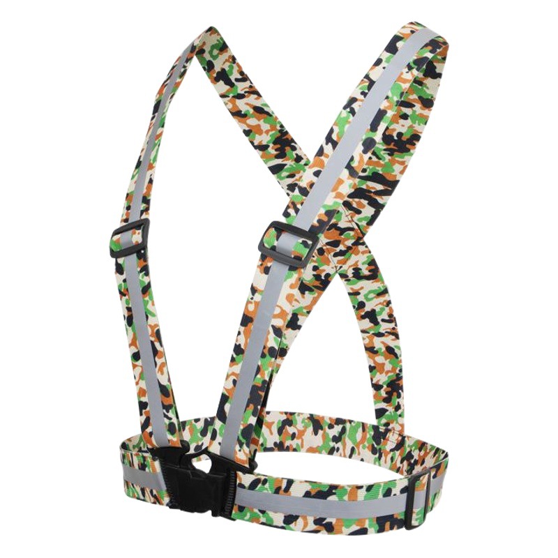 Deportes de noche corriendo ropa reflectante de Seguridad de Tráfico correa reflectante radiación nocturna chaleco reflectante en stock