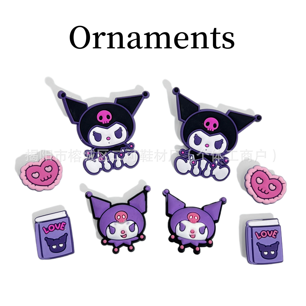 Animación de dibujos animados crema queso niños agujeros zapatos accesorios de flores diy con hebilla desmontable hebilla de zapatos