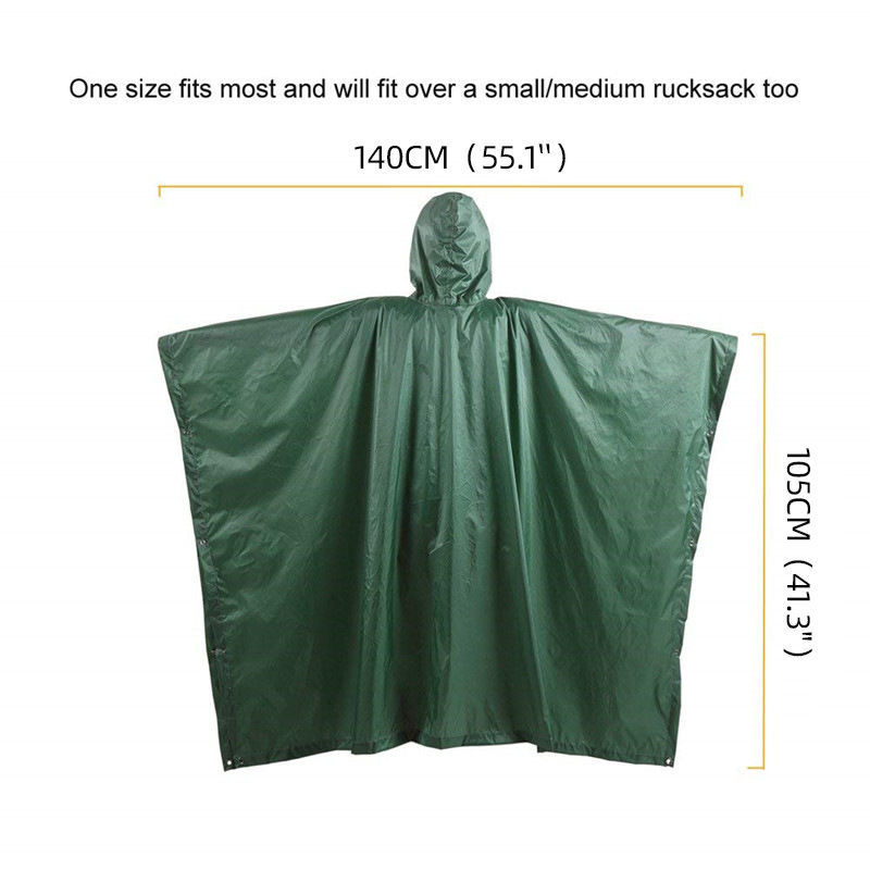 Capas portátiles multifuncionales 3 - en - 1 para adultos al aire libre montañismo chaqueta de lluvia al aire libre chaqueta de lluvia integral