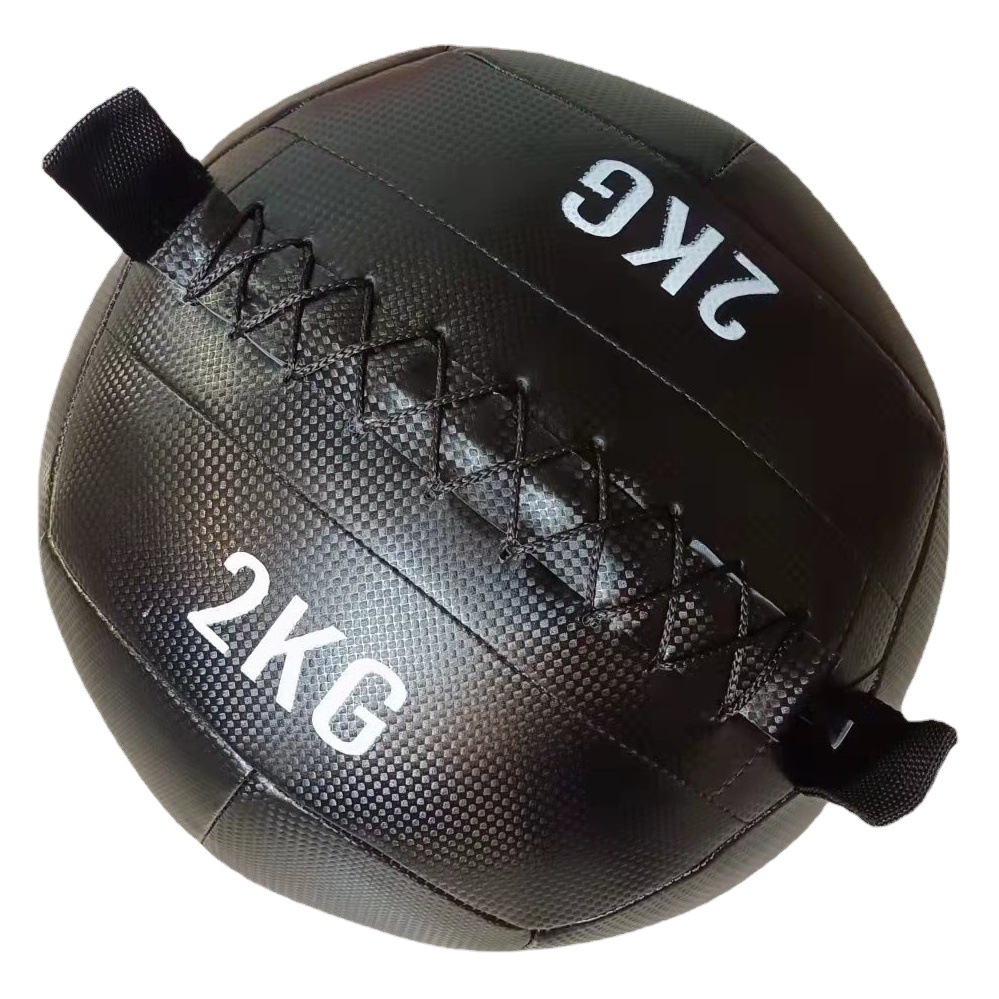 Libosen Bola de medicina suave para el cuerpo, sentadillas, entrenamiento de cintura y abdomen, bola de pared, equilibrio de squash con bola de gravedad sólida no elástica